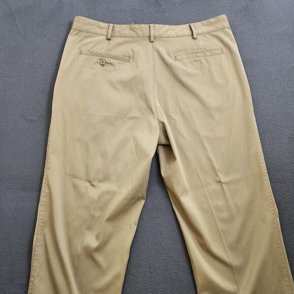 Nike Golf Men 34X30 (36X30) Tan Dri Fit Straight Leg Golf Pants - Picture 4 of 12
